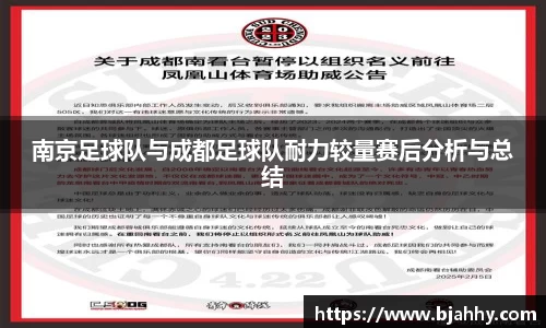 南京足球队与成都足球队耐力较量赛后分析与总结