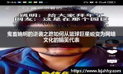 鬼畜姚明的逆袭之路如何从篮球巨星蜕变为网络文化的搞笑代表